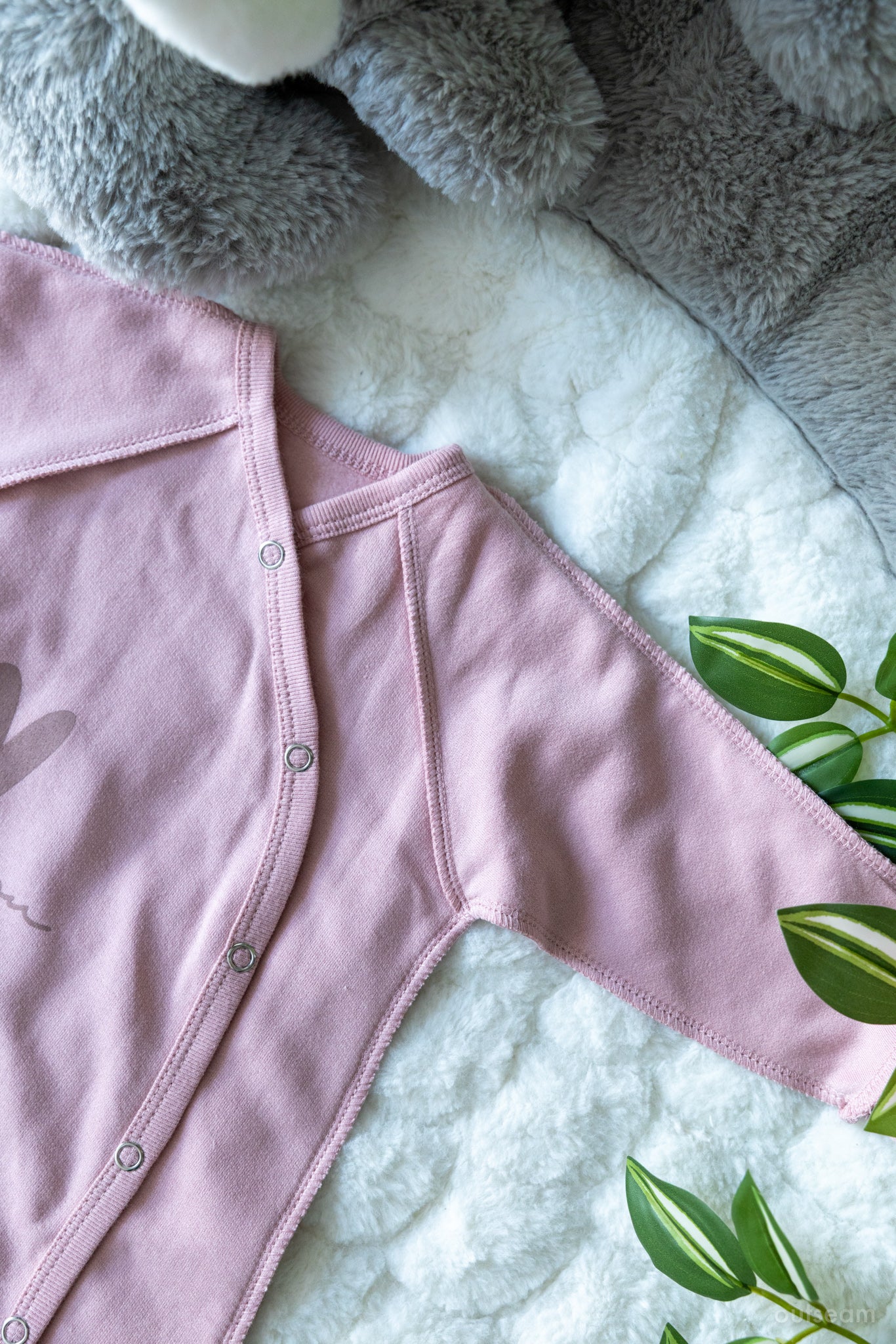 Outseam Sleepsuit Outseam Pink — detail view 3