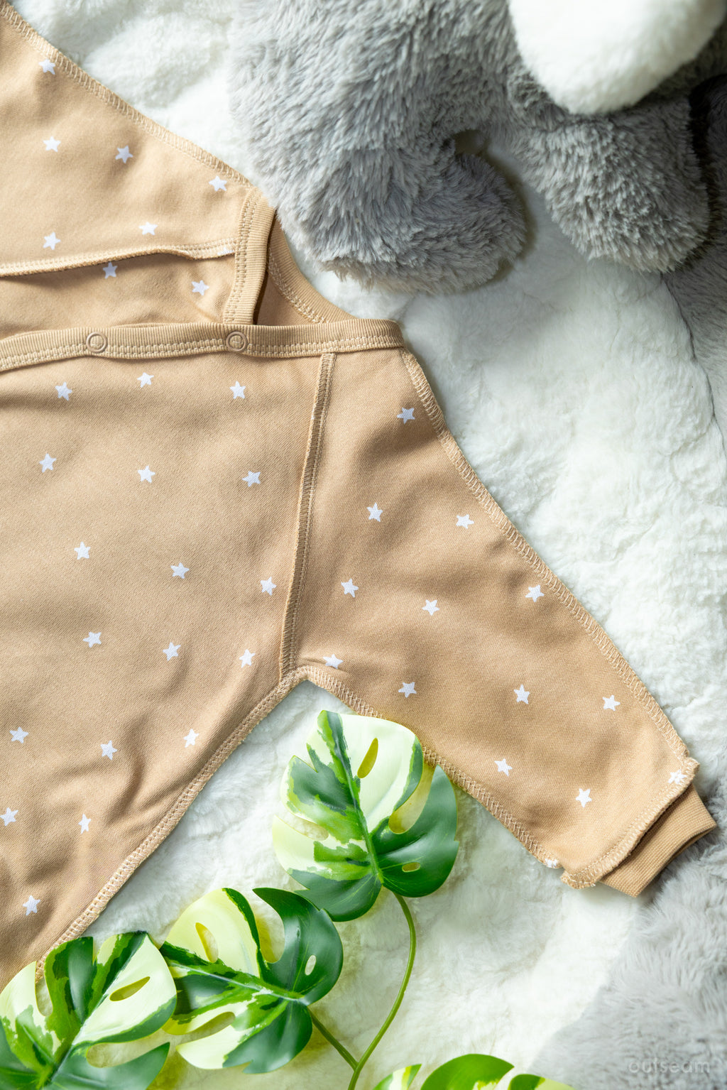 Outseam Sleepsuit Outseam Brown — detail view 3