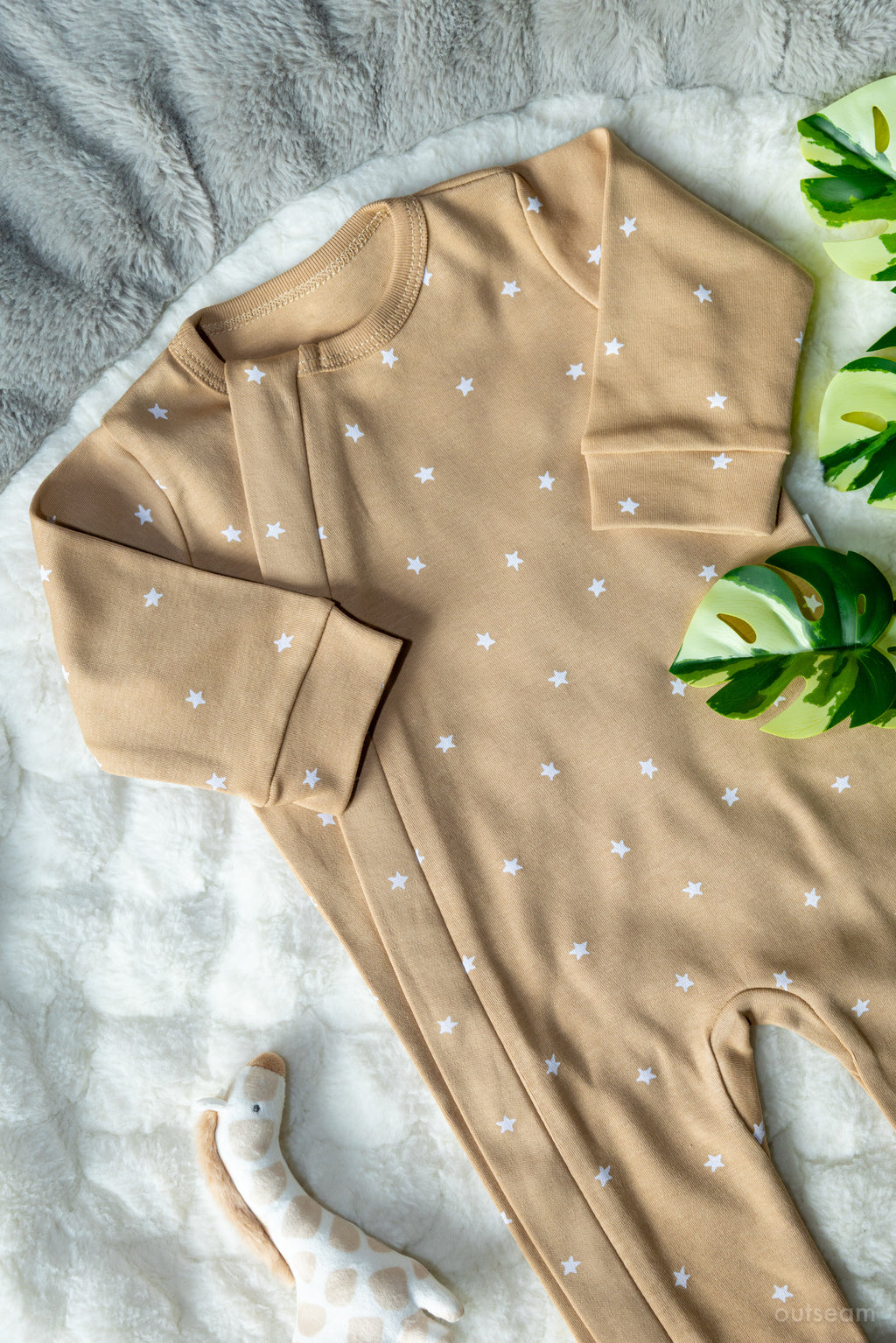 Outseam Romper Brown — detail view 2